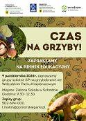 Piknik edukacyjny "Czas na grzyby! 2026 Grafika Piknik edukacyjny "Czas na grzyby! 2026